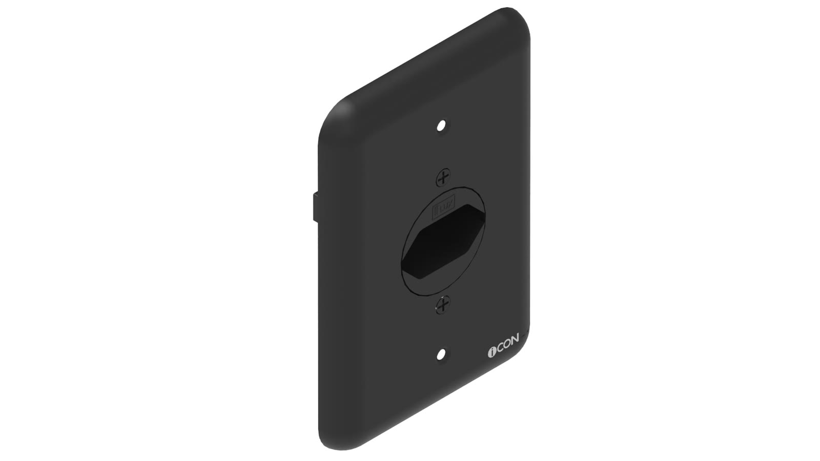 Módulo de Parede Tomada 10A 250V iC-MP-111, cor preto — imagem 2