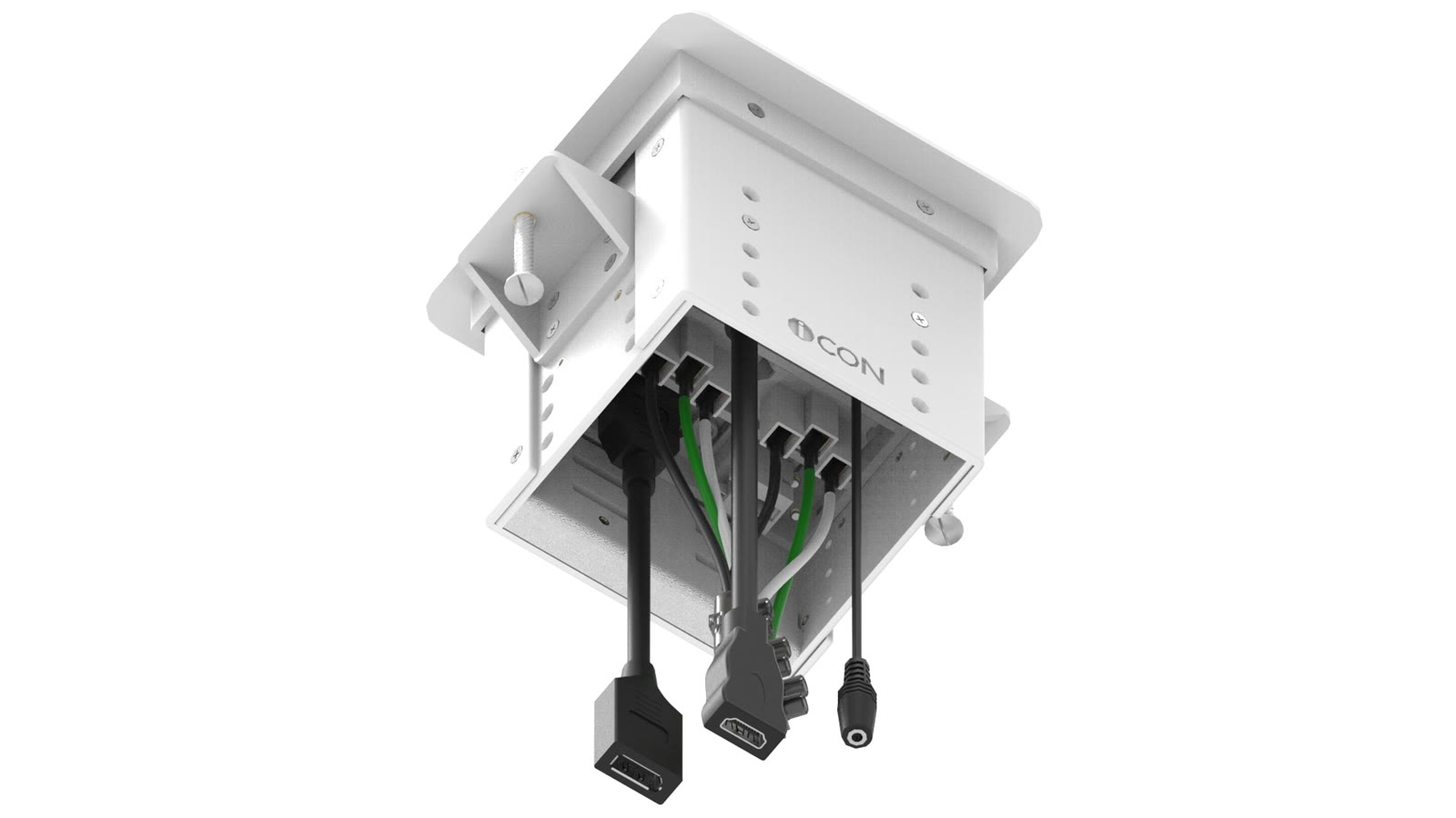 Painel de Mesa Multiconexão iC-TB-1.1, cor branco — imagem 12
