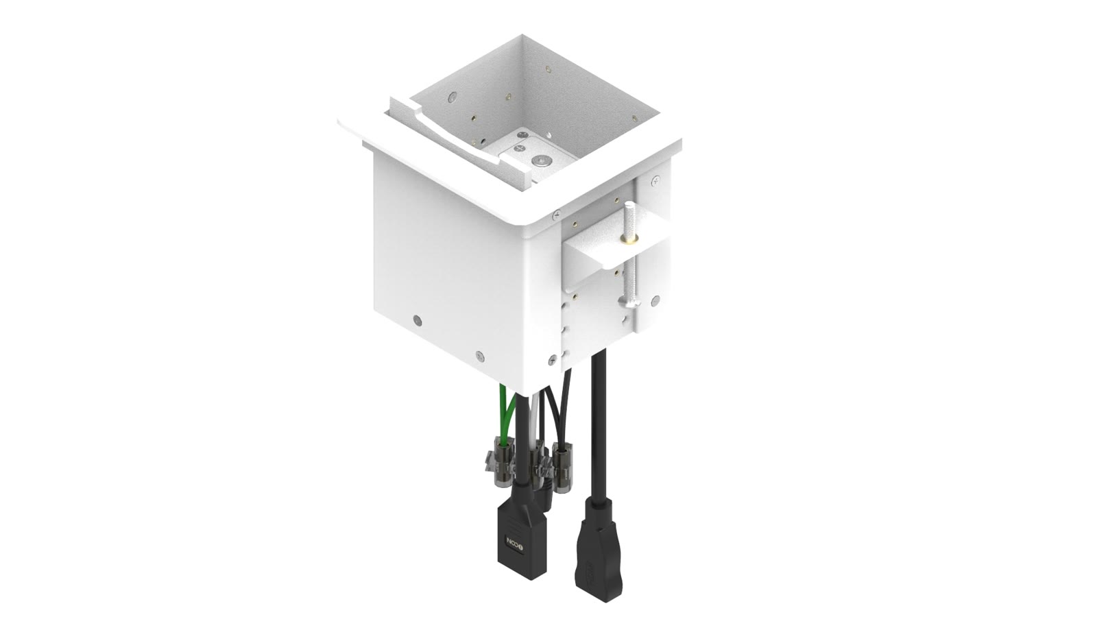 Painel de Mesa Multiconexão iC-TB-1.1, cor branco — imagem 5
