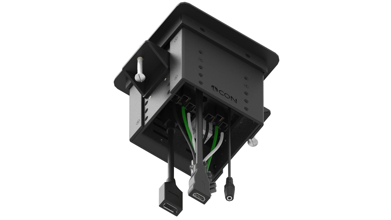 Painel de Mesa Multiconexão iC-TB-1.1, cor preto — imagem 12