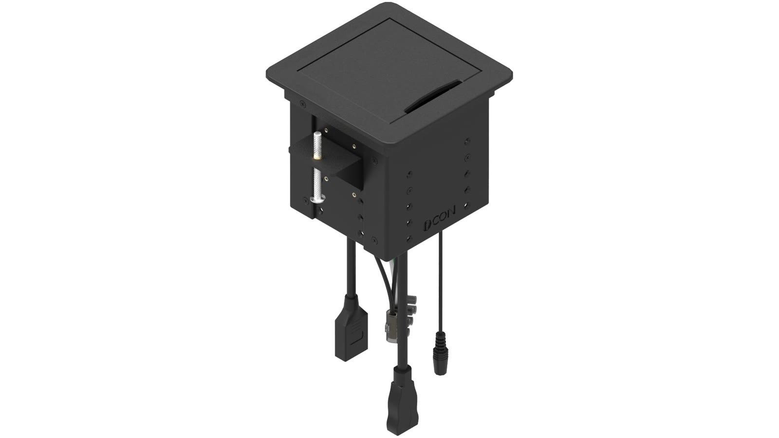 Painel de Mesa Multiconexão iC-TB-1.1, cor preto — imagem 2
