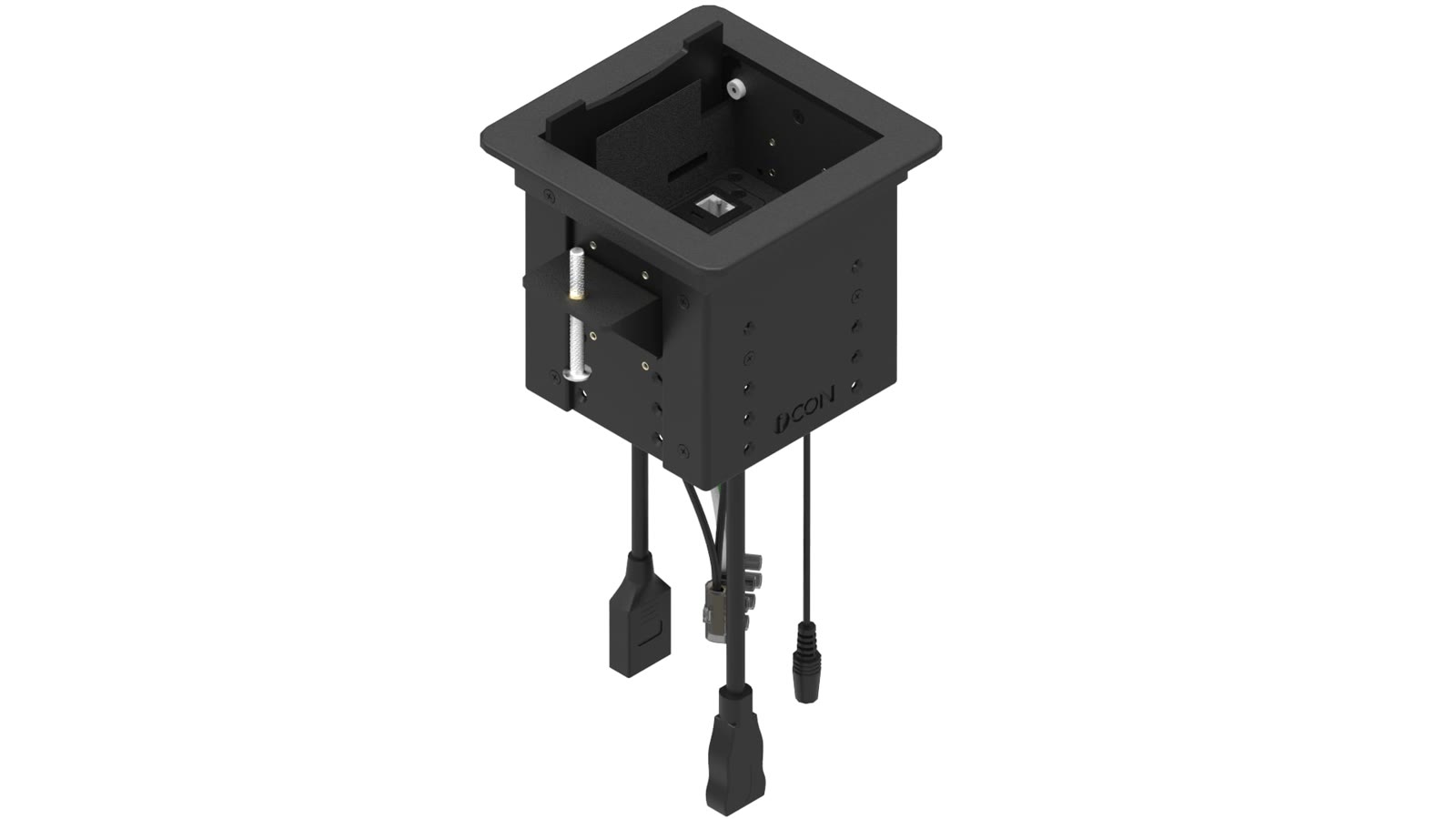 Painel de Mesa Multiconexão iC-TB-1.1, cor preto — imagem 3