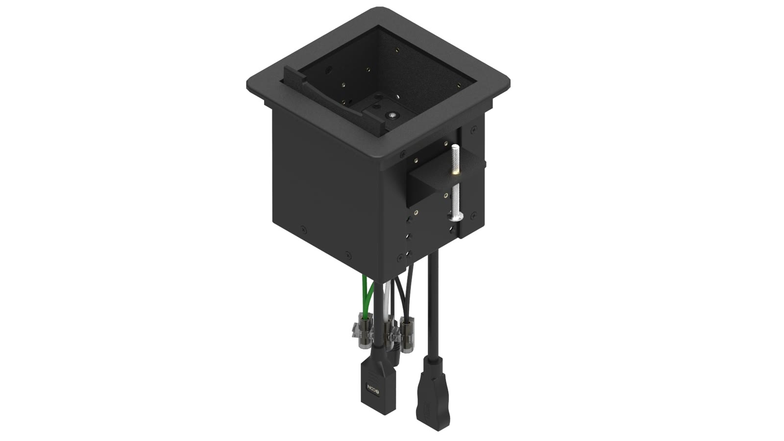 Painel de Mesa Multiconexão iC-TB-1.1, cor preto — imagem 5