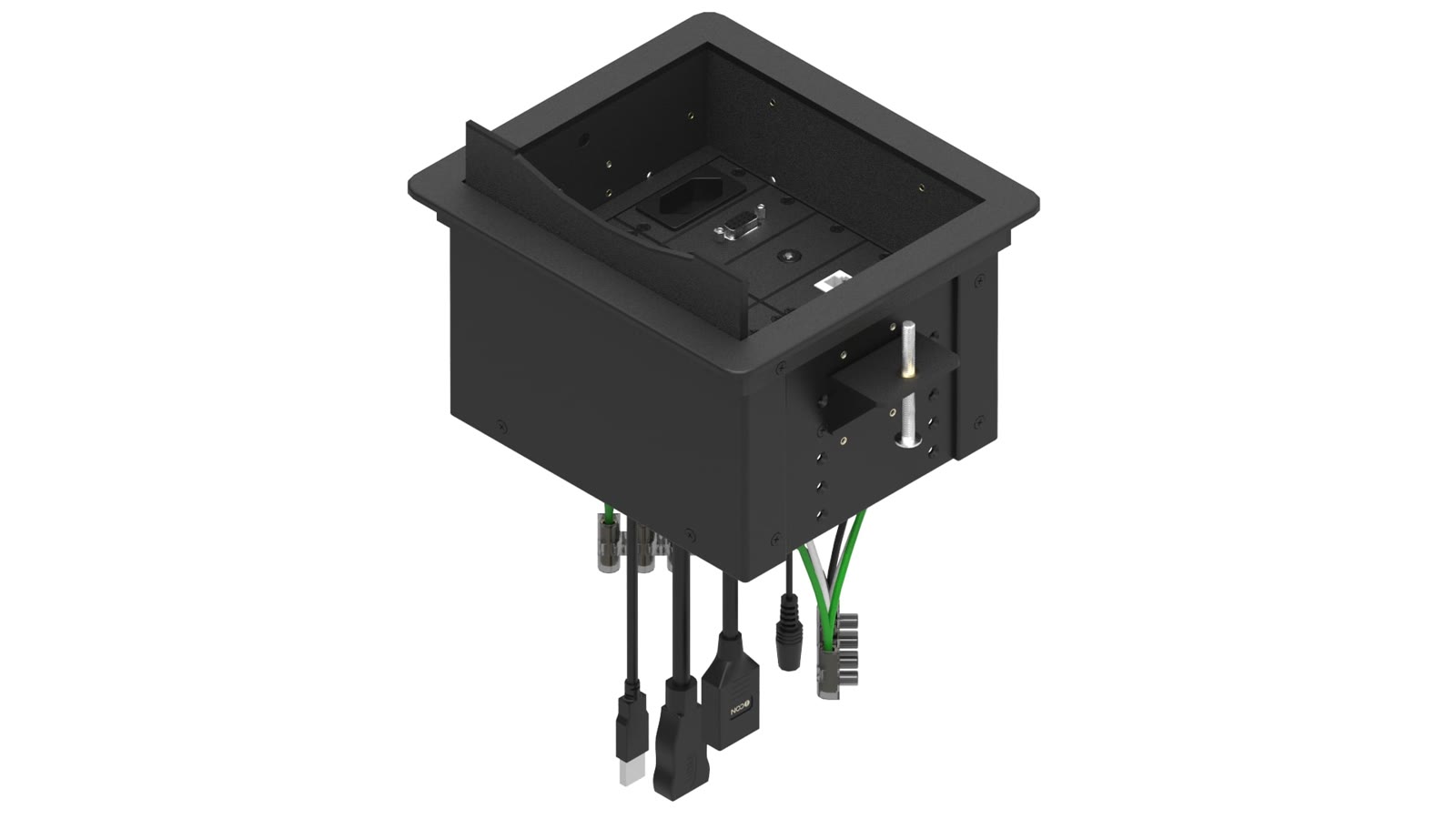 Painel de Mesa Multiconexão iC-TB-1, cor preto — imagem 5