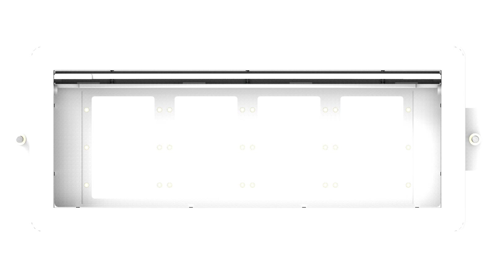 Painel de Mesa Multiconexão iC-TB-2, cor branco — imagem 10