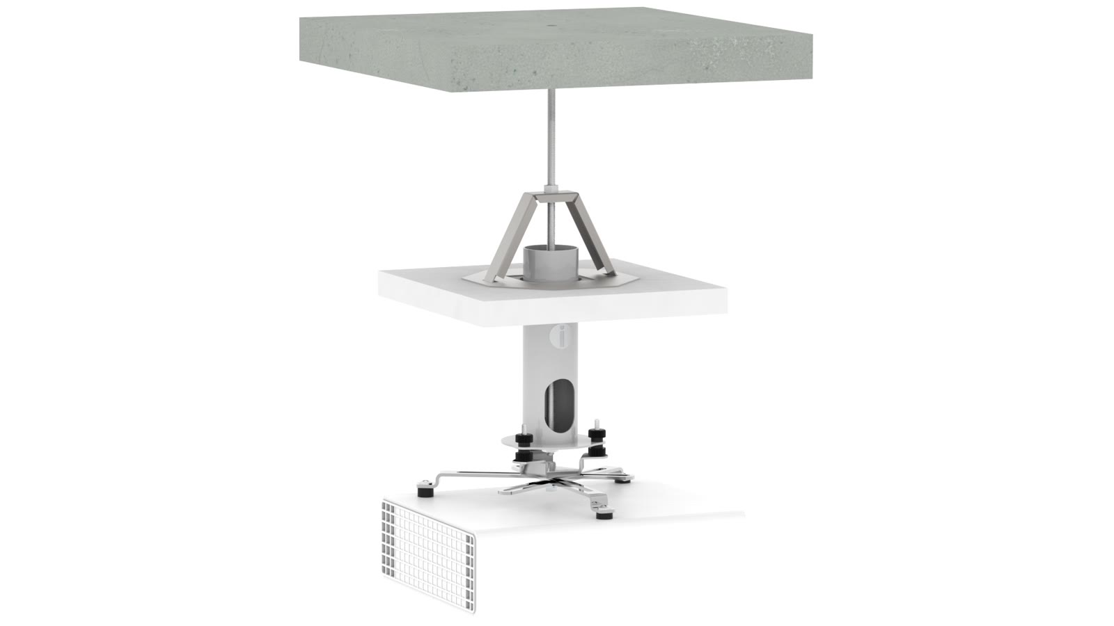 Suporte para projetor iC-TRUSS, cor branco — imagem 4